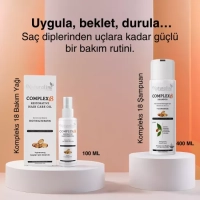 Complex 18 Bitkisel Yağlı Saç Bakım Yağı – Kırık Karşıtı & Onarıcı Bakım 100 ml